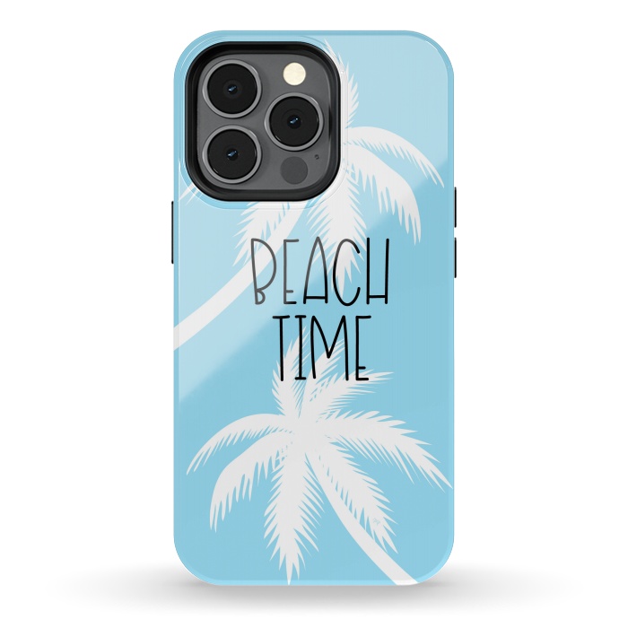 iPhone 13 pro StrongFit Blue Beach Time by Martina