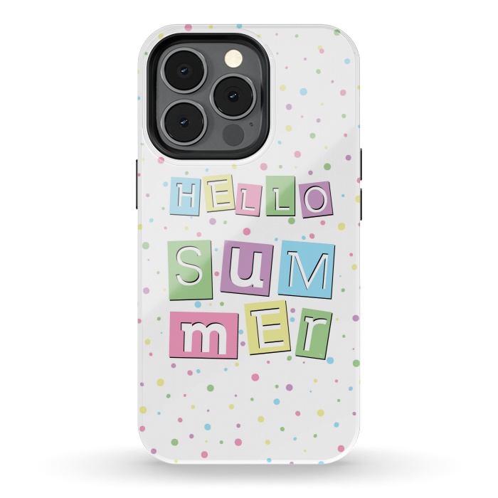 iPhone 13 pro StrongFit Hello Summer by Martina