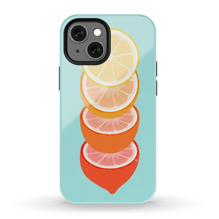 iPhone 13 mini StrongFit Citrus Love by Martina