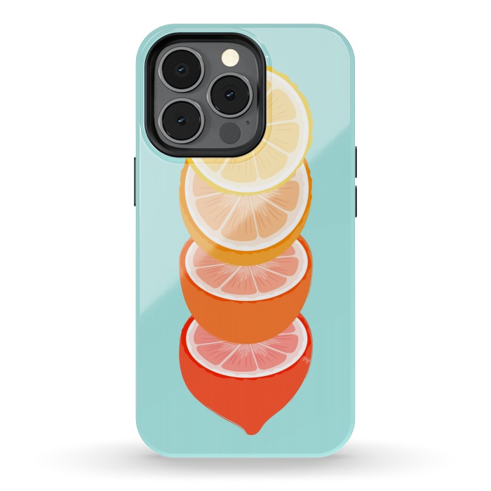 iPhone 13 pro StrongFit Citrus Love by Martina