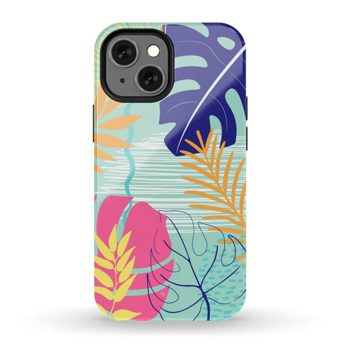 iPhone 13 mini StrongFit Tropical Mood by Martina