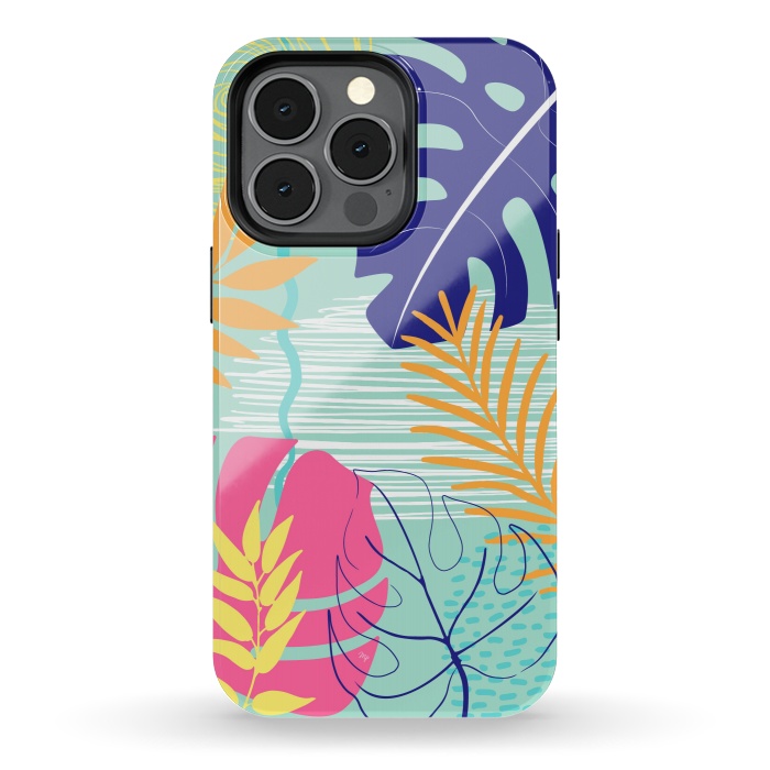 iPhone 13 pro StrongFit Tropical Mood by Martina