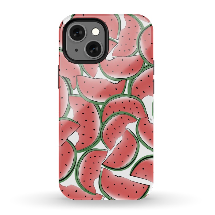 iPhone 13 mini StrongFit Water melon pattern by Martina