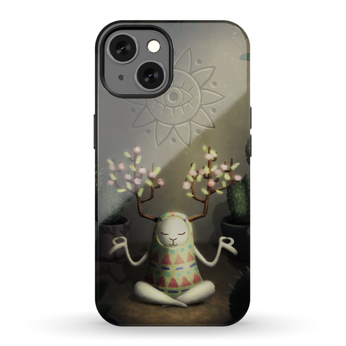 iPhone 13 StrongFit Cactus garden by Laura Nagel