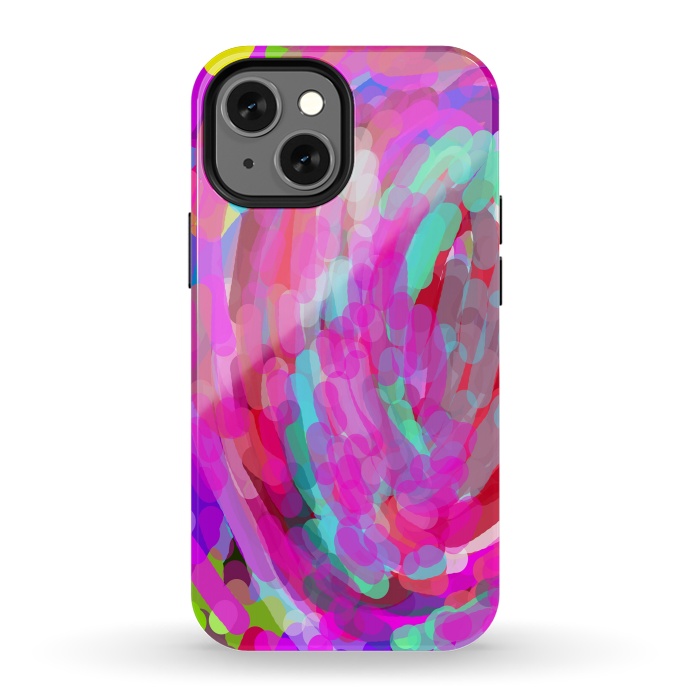 iPhone 13 mini StrongFit Colorful love by Josie