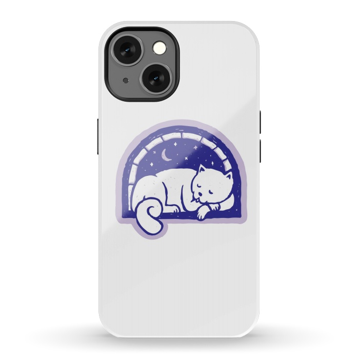 iPhone 13 StrongFit Cat Sleep by Afif Quilimo