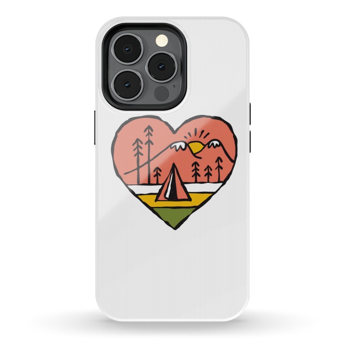 iPhone 13 pro StrongFit Camping in Love 1 by Afif Quilimo