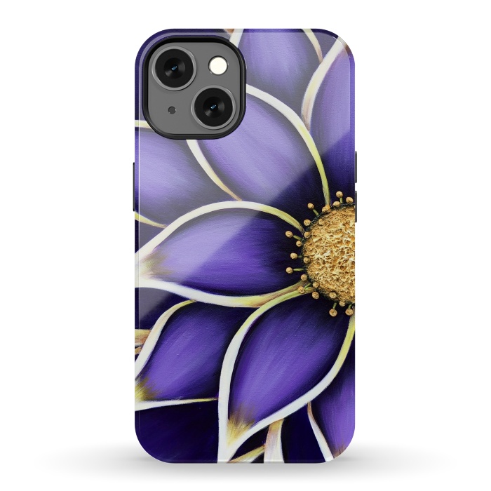 iPhone 13 StrongFit Purple Passion II by Denise Cassidy Wood