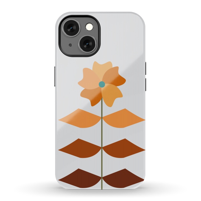iPhone 13 StrongFit Geometrical Floral by Creativeaxle