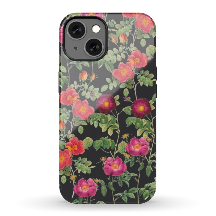 iPhone 13 StrongFit Dark Roses by Zala Farah