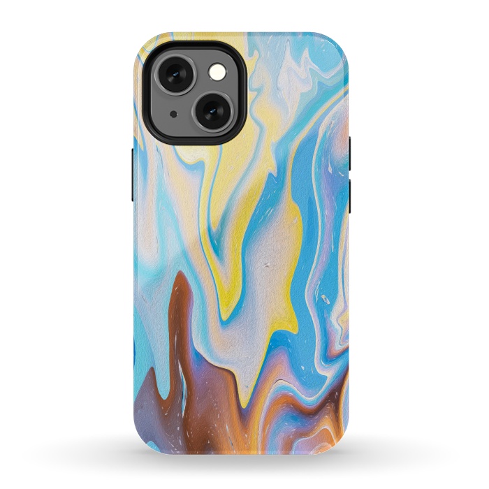 iPhone 13 mini StrongFit Abstract Marble-II by Creativeaxle