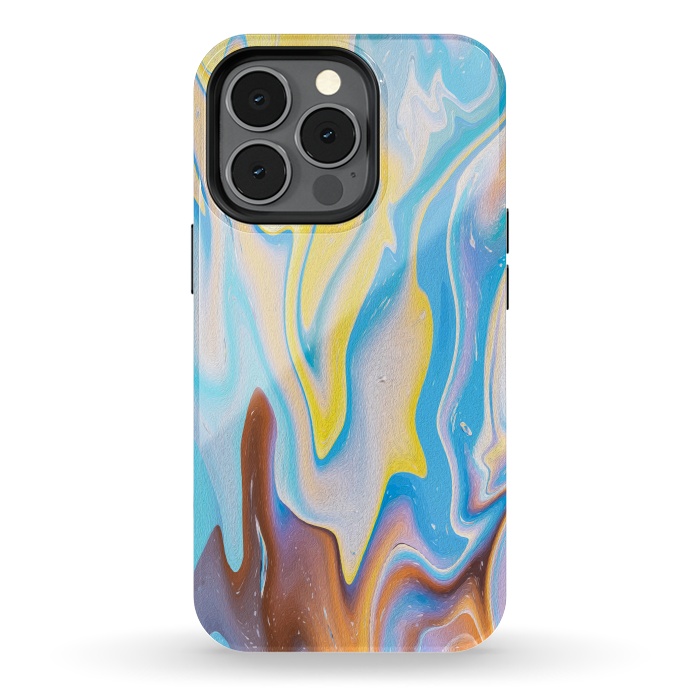 iPhone 13 pro StrongFit Abstract Marble-II by Creativeaxle