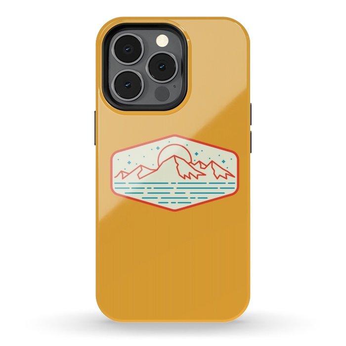iPhone 13 pro StrongFit Mountain and Sea 1 by Afif Quilimo