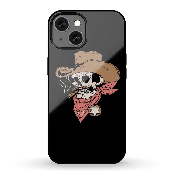 iPhone 13 StrongFit Skull Sheriff by Afif Quilimo