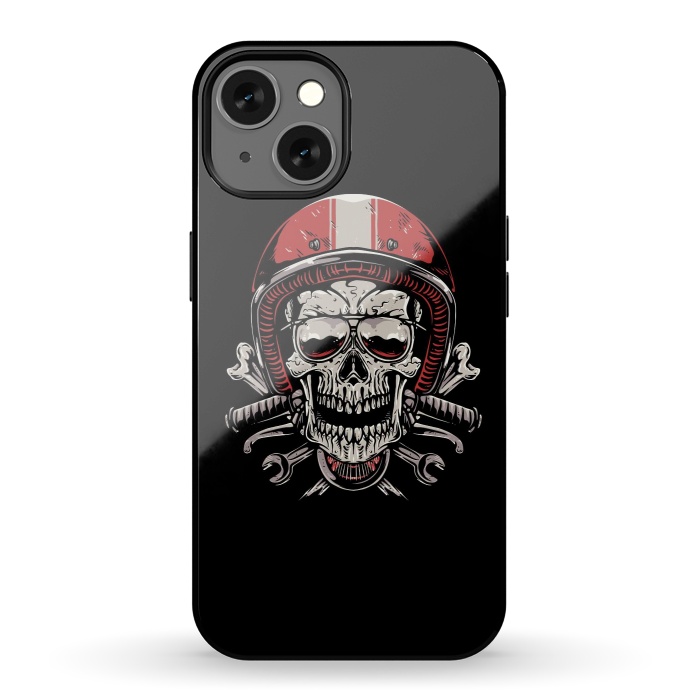 iPhone 13 StrongFit Skull Biker 4 by Afif Quilimo
