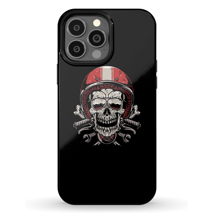 iPhone 13 Pro Max StrongFit Skull Biker 4 by Afif Quilimo