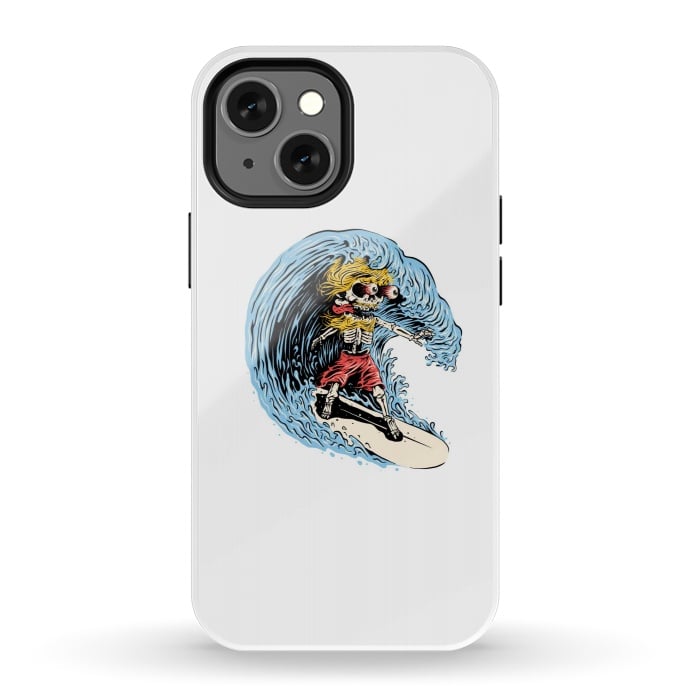 iPhone 13 mini StrongFit Surfboarding by Afif Quilimo