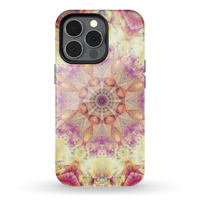 iPhone 13 pro StrongFit Abstract Decorative Multicolored Texture by ArtsCase