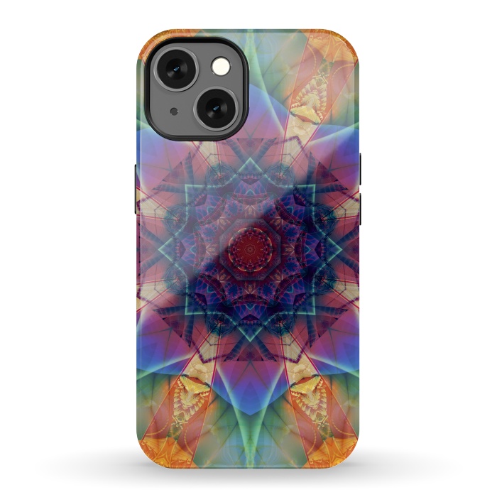 iPhone 13 StrongFit Ancient Geometry With a Star Field by ArtsCase