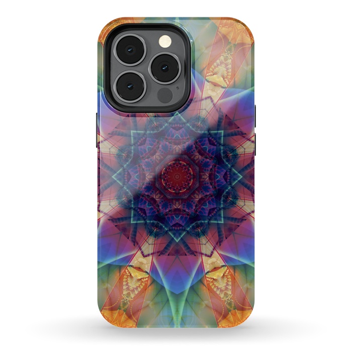 iPhone 13 pro StrongFit Ancient Geometry With a Star Field by ArtsCase