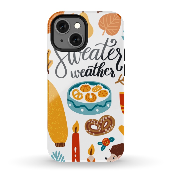 iPhone 13 mini StrongFit Autumn Icons by ArtsCase