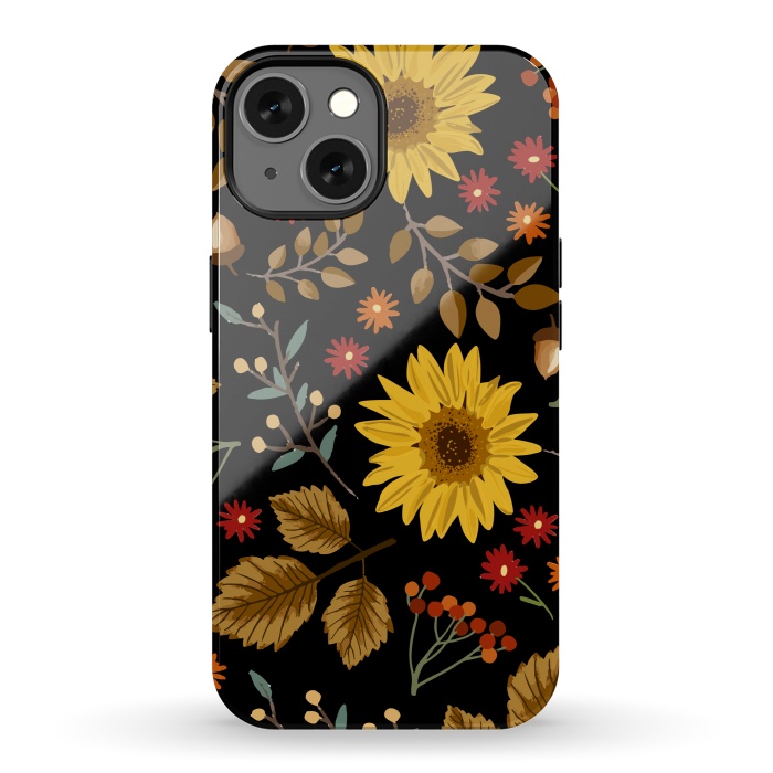 iPhone 13 StrongFit Autumn Sunflowers II by ArtsCase