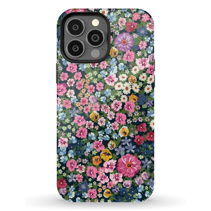 iPhone 13 Pro Max StrongFit Beatiful and Cute Flowers in Different Colors XI by ArtsCase