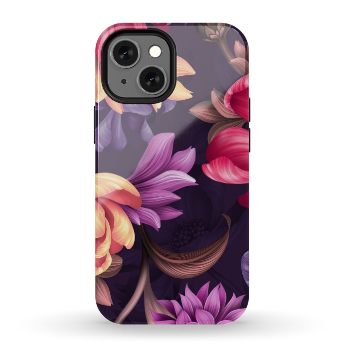 iPhone 13 mini StrongFit Botanical Floral illustration by ArtsCase
