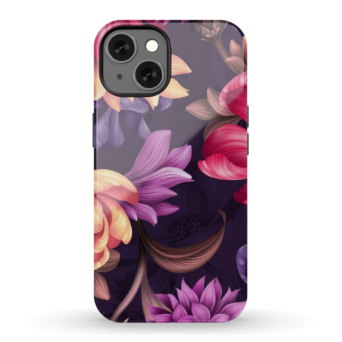 iPhone 13 StrongFit Botanical Floral illustration by ArtsCase