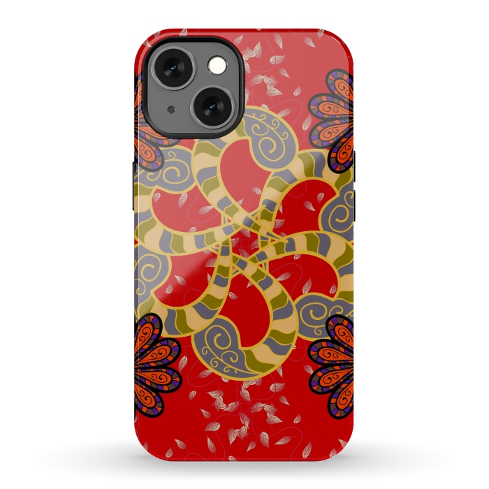 iPhone 13 StrongFit Colored Mandala Pattern by ArtsCase