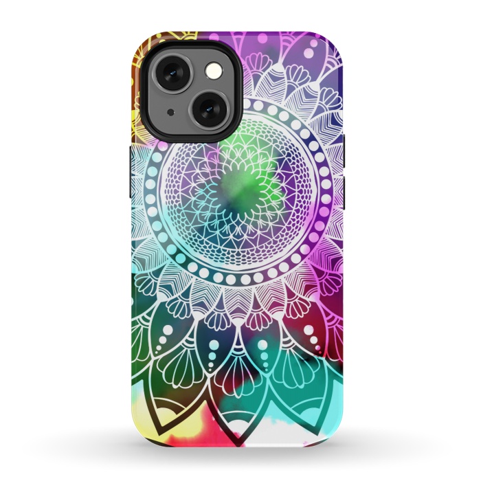 iPhone 13 mini StrongFit Digital art Painting and Mandala Graphic Design by ArtsCase