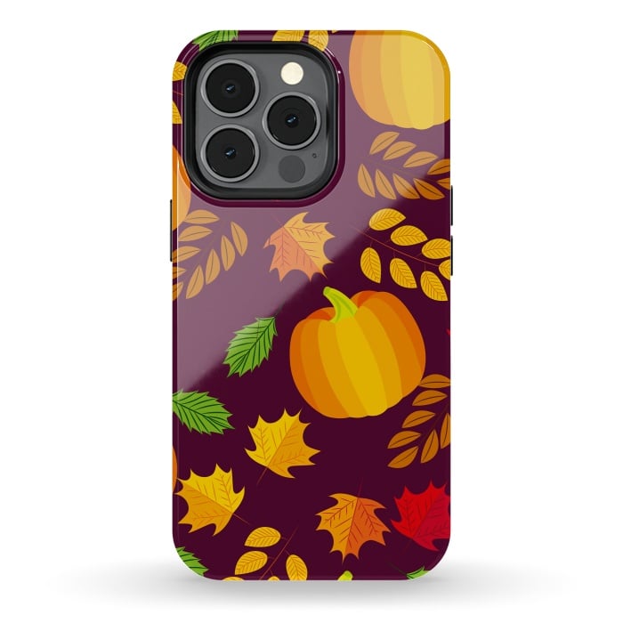 iPhone 13 pro StrongFit Happy Thanksgiving Celebrate by ArtsCase