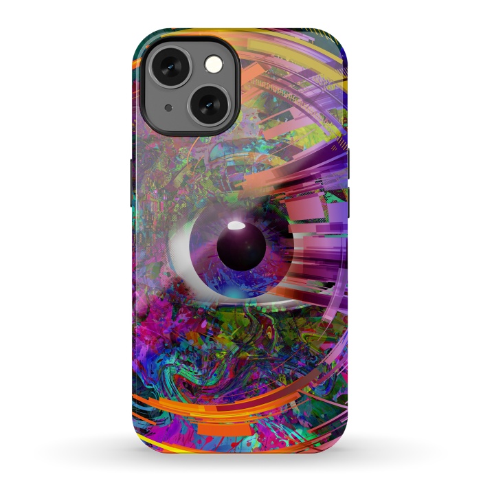 iPhone 13 StrongFit Magic Eye Over Futuristic by ArtsCase