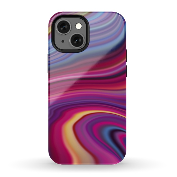 iPhone 13 mini StrongFit Liquid Marble Marble - Effect by ArtsCase