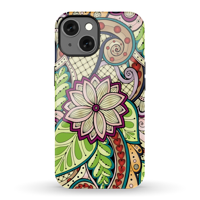 iPhone 13 StrongFit Ornamental Seamless Ethnic Pattern by ArtsCase