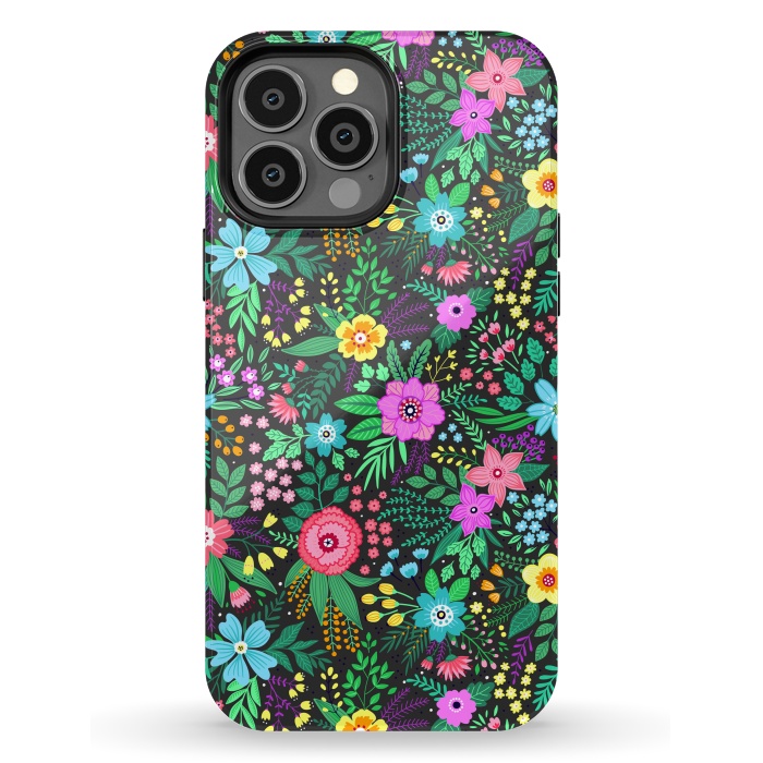 iPhone 13 Pro Max StrongFit Elegant Floral Pattern III by ArtsCase