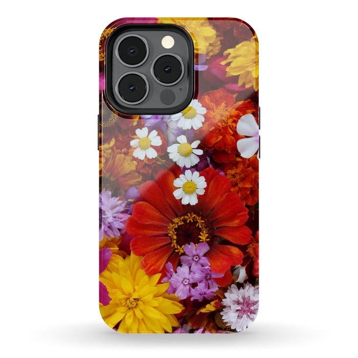 iPhone 13 pro StrongFit Flowers in Different Shapes and Colors V  by ArtsCase