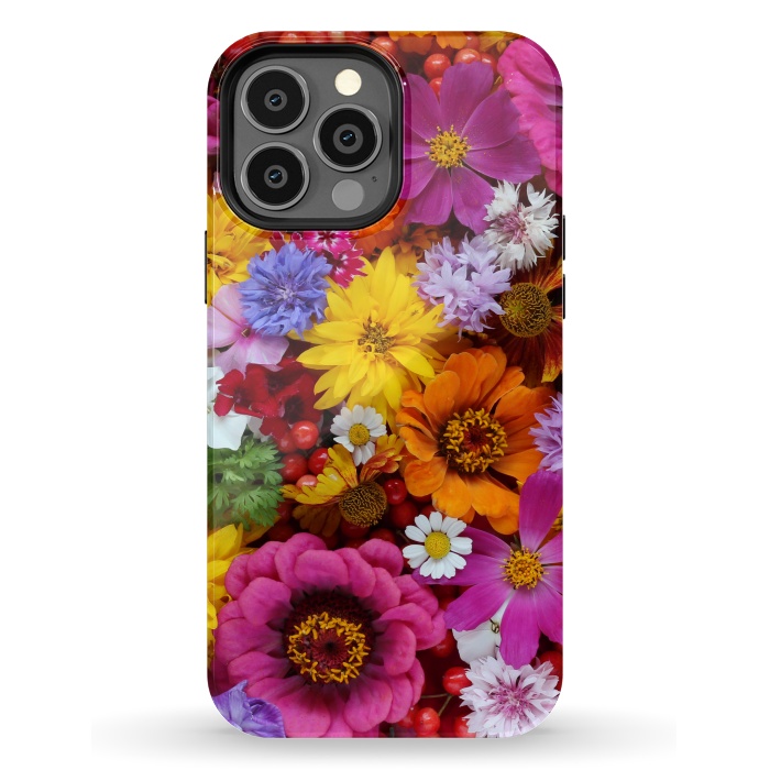 iPhone 13 Pro Max StrongFit Flowers in Different Shapes and Colors V  by ArtsCase