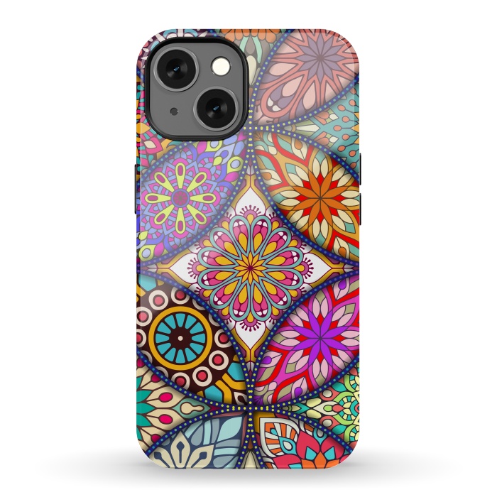 iPhone 13 StrongFit Mandala pattern with bright colors 12 by ArtsCase