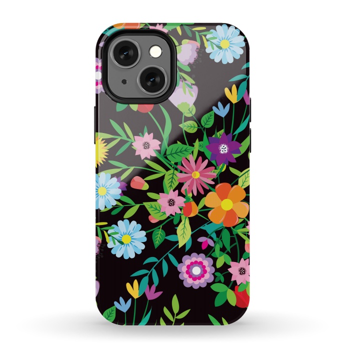iPhone 13 mini StrongFit Pattern Doodle Spring by ArtsCase