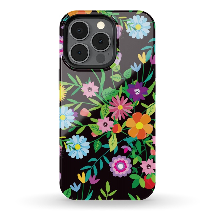 iPhone 13 pro StrongFit Pattern Doodle Spring by ArtsCase