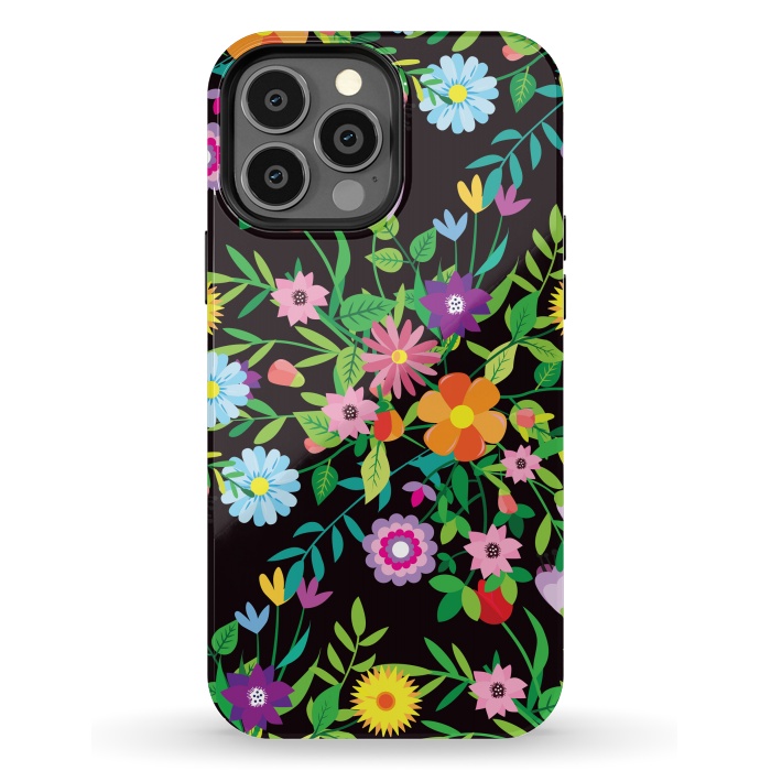 iPhone 13 Pro Max StrongFit Pattern Doodle Spring by ArtsCase