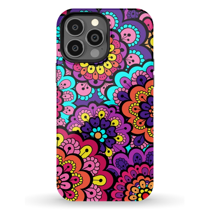 iPhone 13 Pro Max StrongFit Patterns Doodle Spring XII by ArtsCase