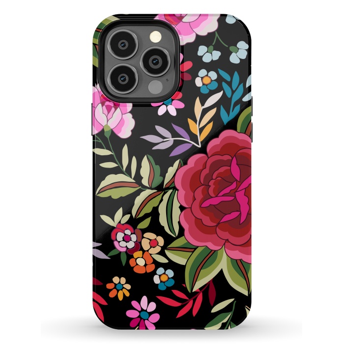 iPhone 13 Pro Max StrongFit Sweet Pink Flowers by ArtsCase