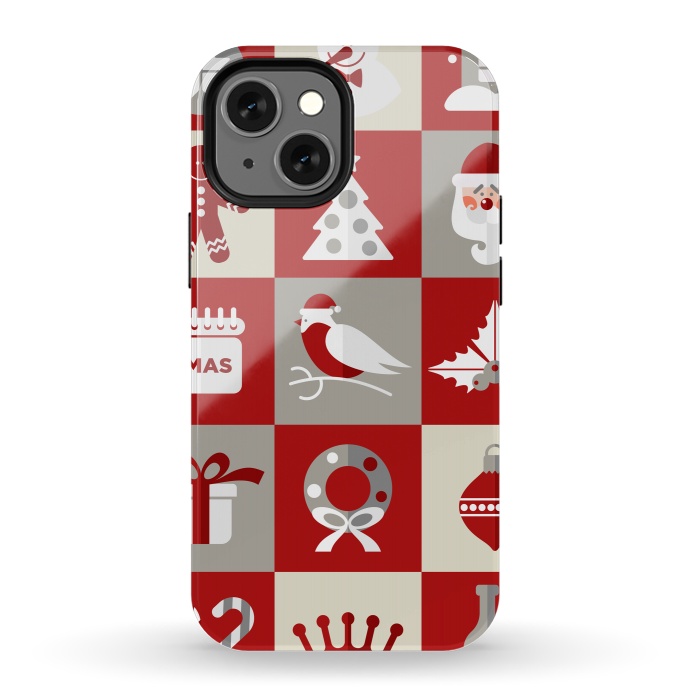 iPhone 13 mini StrongFit Christmas Design Icons by ArtsCase