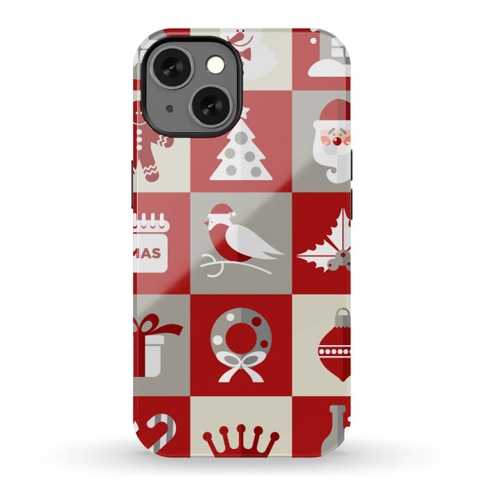 iPhone 13 StrongFit Christmas Design Icons by ArtsCase