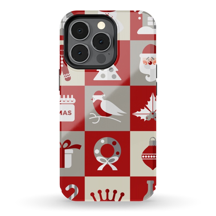 iPhone 13 pro StrongFit Christmas Design Icons by ArtsCase