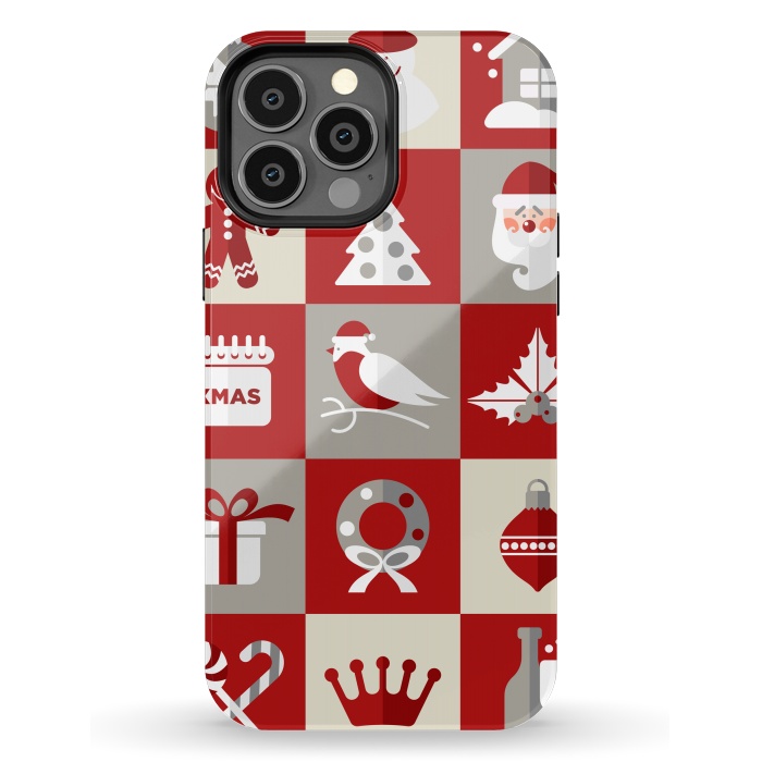 iPhone 13 Pro Max StrongFit Christmas Design Icons by ArtsCase