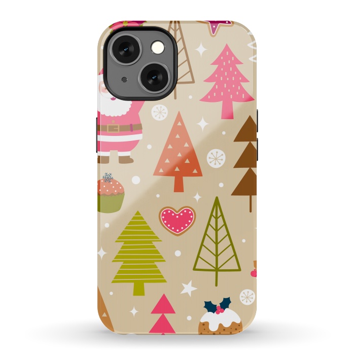 iPhone 13 StrongFit Cute Santa Claus by ArtsCase