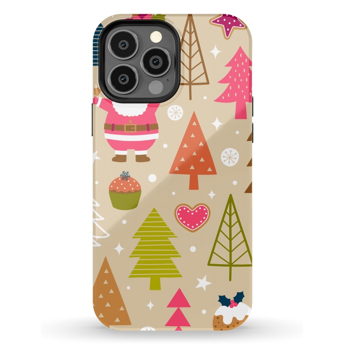 iPhone 13 Pro Max StrongFit Cute Santa Claus by ArtsCase